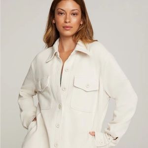 Good American Fleece Shacket